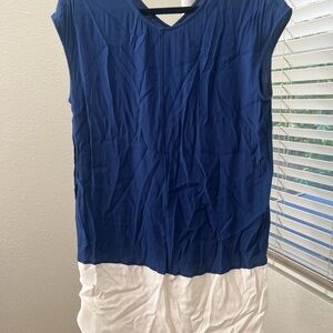 Madewell Navy and White dress